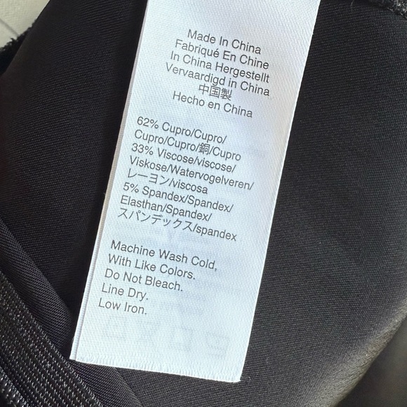 Universal Standard for J. Crew Cupro Wide Leg Jumpsuit XL Black Soft Cropped - Picture 8 of 8